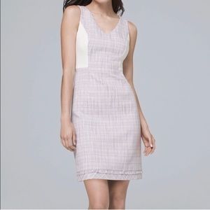 NWOT WHITE HOUSE BLACK MARKET Tweed A-Line Dress
